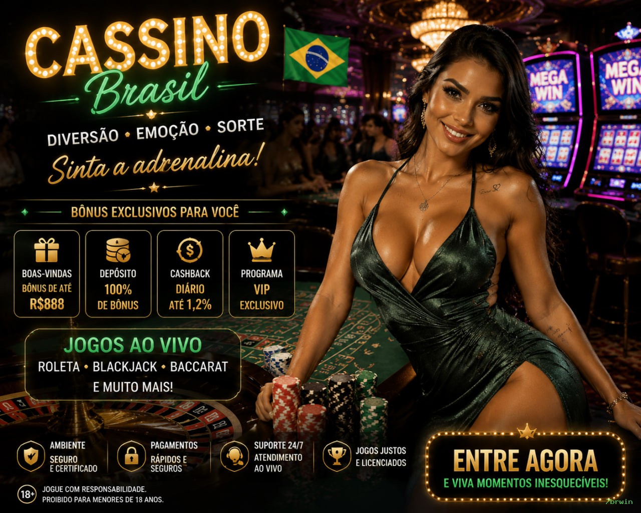 Imagem promocional do cadastro da 7brwin